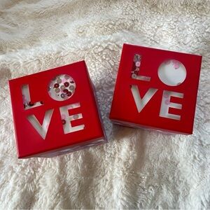 Way To Celebrate Heart‎ Confetti Gift Box 2 Pack
